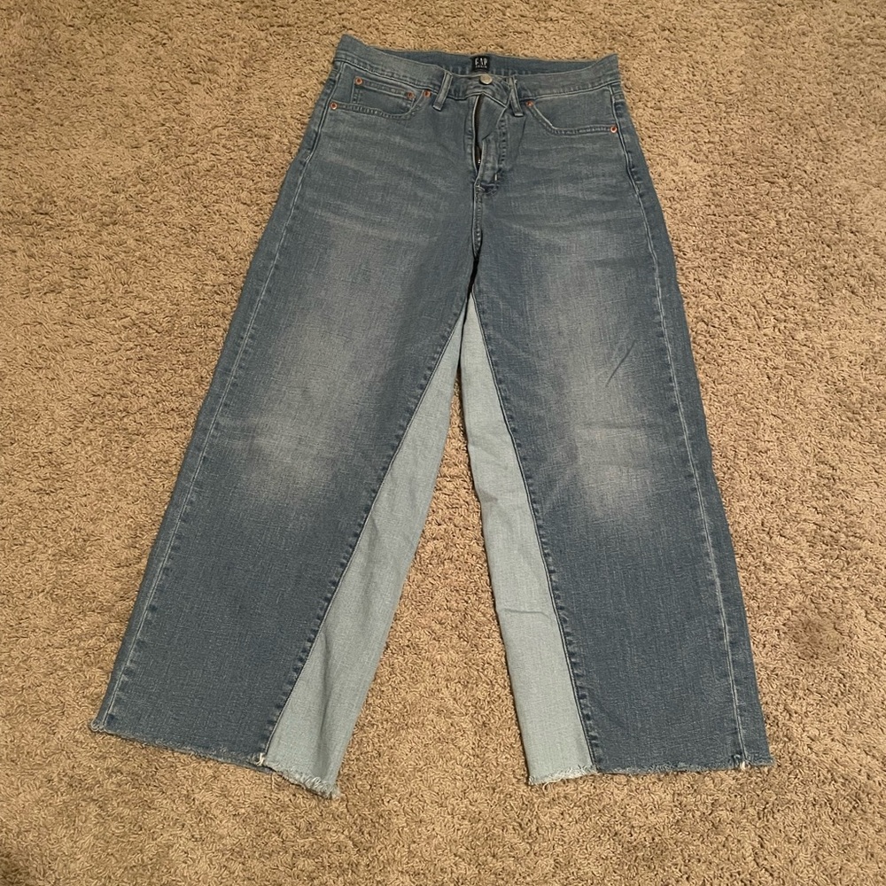 GAP Women's Wide Leg Blue Jeans
